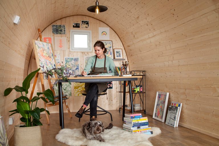 work from home studio pod
