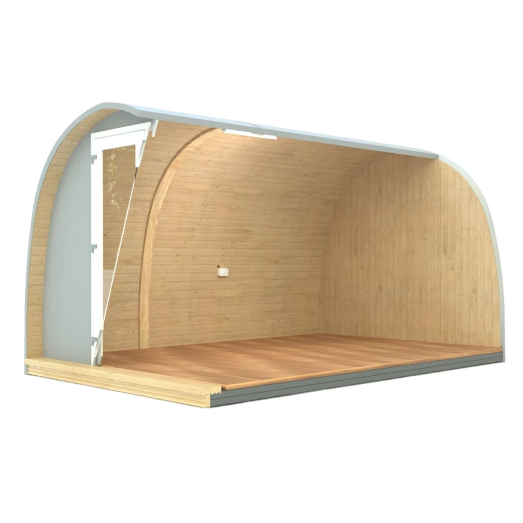 Schooner large garden Pod interior