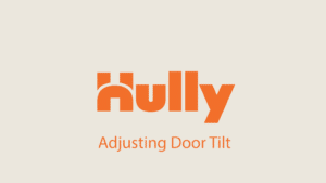 Adjusting door tilt