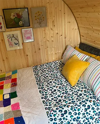 bedroom pod big mattress