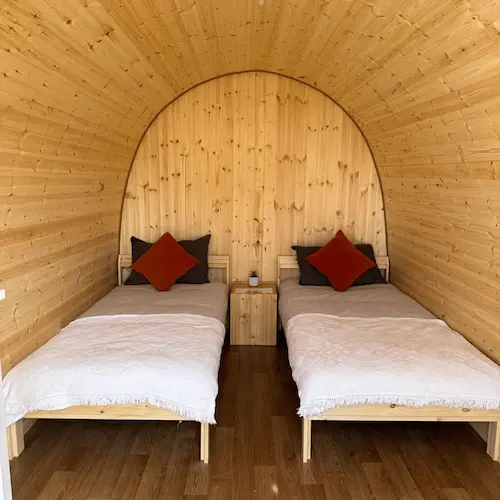 custom glamping pods