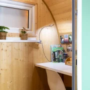dory office garden pod inside