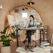office garden pod hully