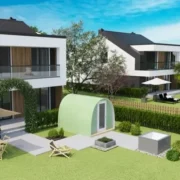 garden pod with a hot tub uk