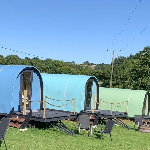 glamping pods business for sale