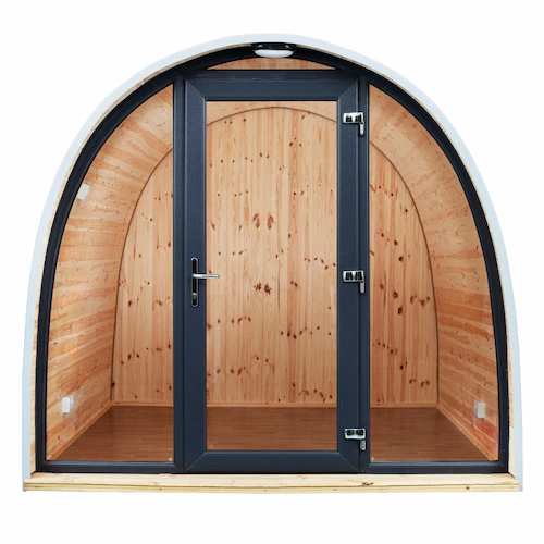 large garden room glass front glass garden room pod