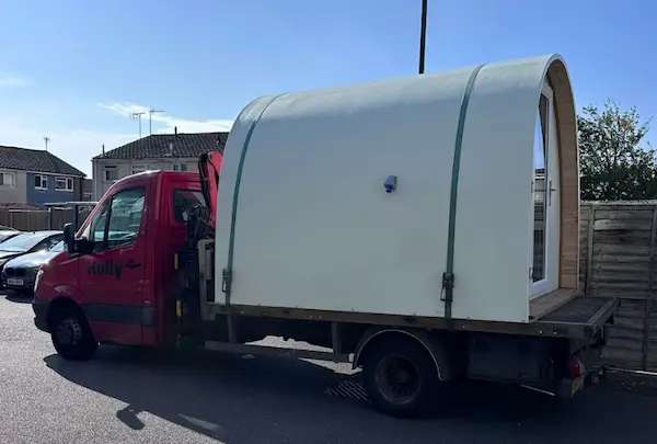prefab granny annexe transportation