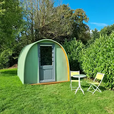 bedroom pod garden