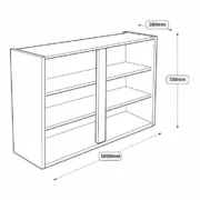 garden office pod small cupboard