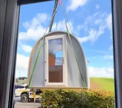 small garden pod installation video